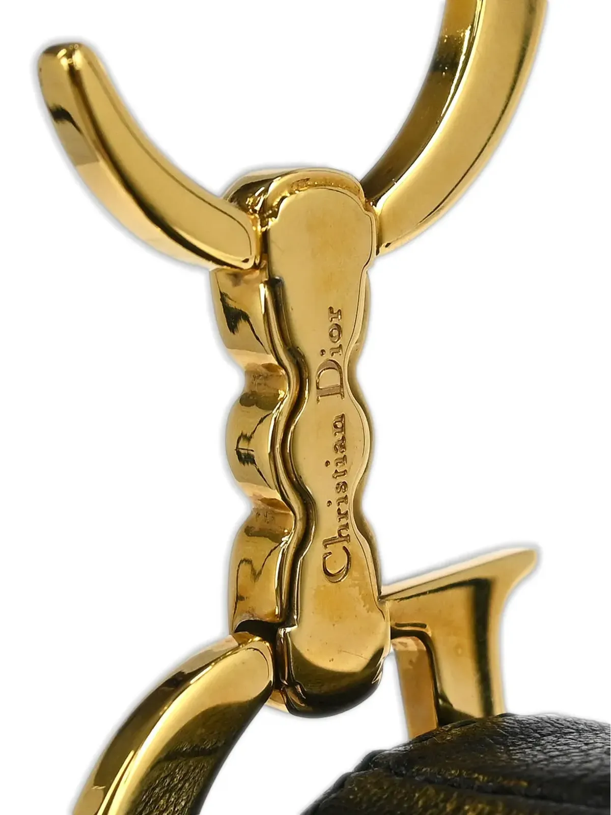 Christian Dior ビンテージ 2001 D-Charm サドルハンドバッグ - ブラック - 画像4