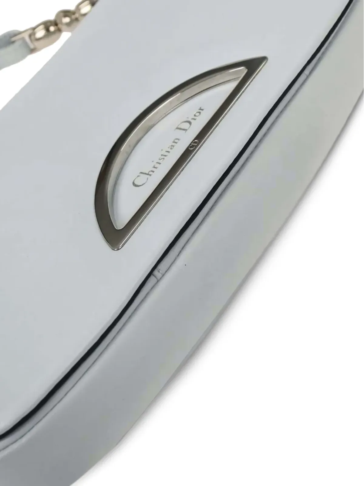 Christian Dior Pre-Owned 2000ビーズ付きレザーハンドバッグ - 画像4