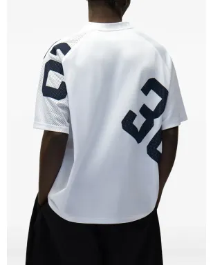 Arte Antwerp メッシュVネックTシャツ - サムネイル2