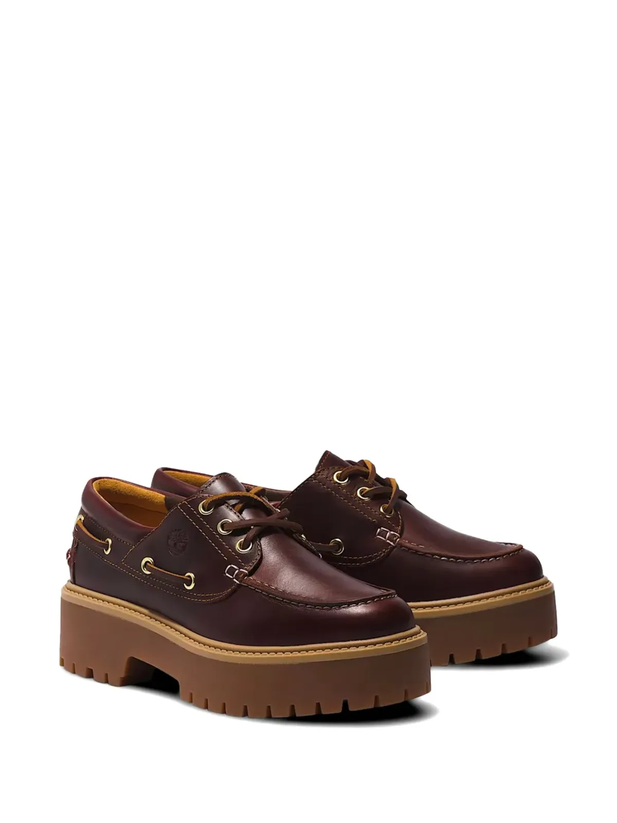 Timberland レースアップ・プラットフォームローファー - 画像2