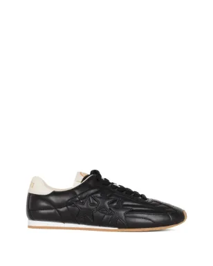 AMIRI Pacific Flat スター柄キルトレザー スニーカー ブラック - サムネイル1