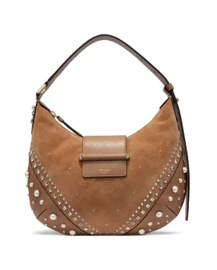Jimmy Choo Bar Hobo スタッズ装飾ショルダーバッグ - サムネイル1