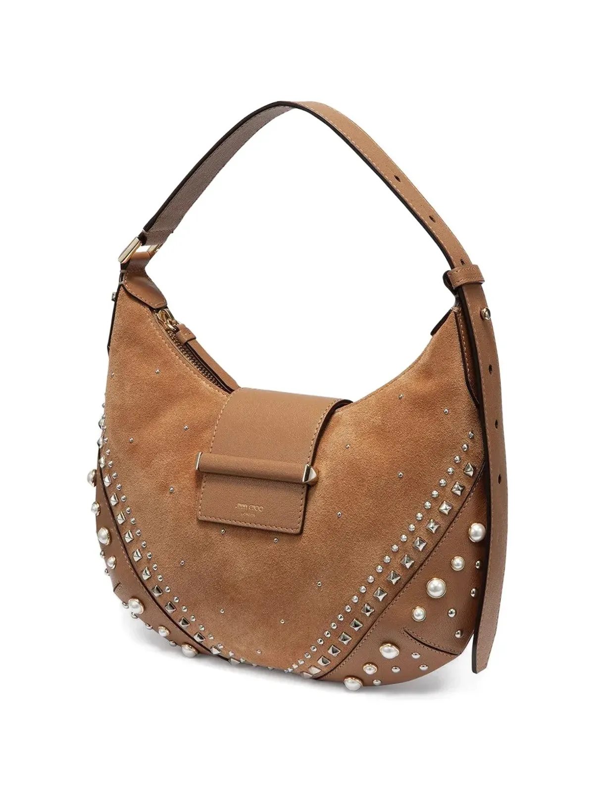 Jimmy Choo Bar Hobo スタッズ装飾ショルダーバッグ - 画像4