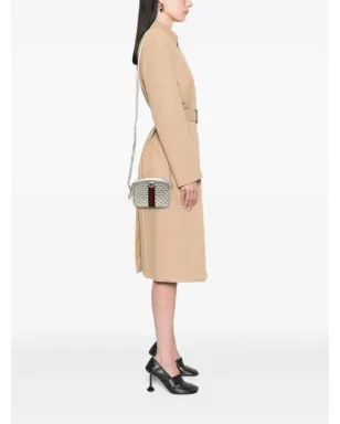 Gucci ビンテージ ミニキルテッドレザー ウェブ トラプンタタ クロスボディバッグ - サムネイル2