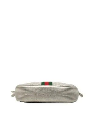 Gucci ビンテージ ミニキルテッドレザー ウェブ トラプンタタ クロスボディバッグ - サムネイル4