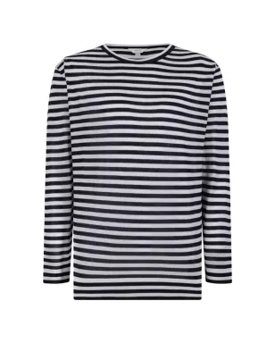 Malo ストライプTシャツ - ブルー - サムネイル1