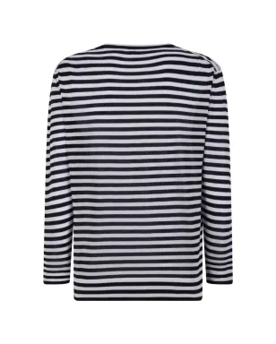 Malo ストライプTシャツ - ブルー - サムネイル2