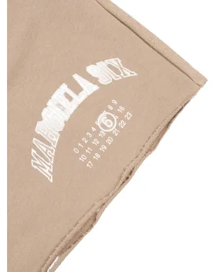 MM6 Maison Margiela Kids ロゴプリントショーツ - サムネイル3