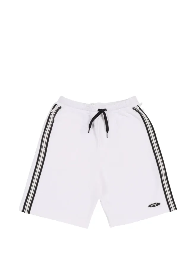 Nº21 Kids Nº21 Kids ストライプディテールショーツの商品画像