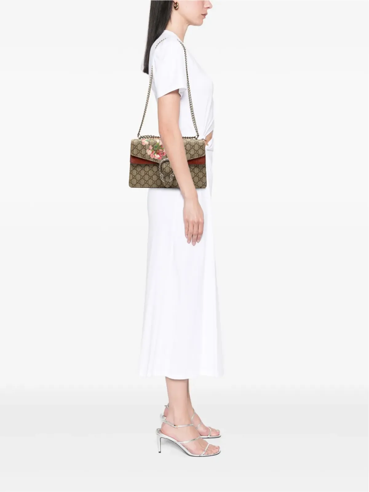 Gucci Pre-Owned GG Supreme Blooms ディオニュソス ショルダーバッグ - 画像2