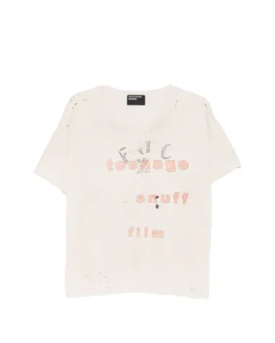 Enfants Riches Déprimés ティーンエイジ・スナフ distressed graphic Tシャツ - サムネイル1