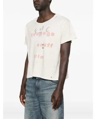 Enfants Riches Déprimés ティーンエイジ・スナフ distressed graphic Tシャツ - サムネイル3