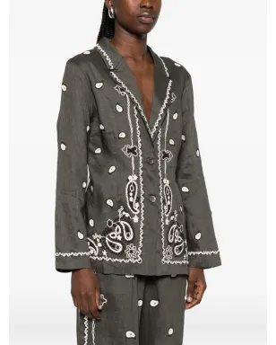 P.A.R.O.S.H. ペイズリー刺繍シャツ - サムネイル3