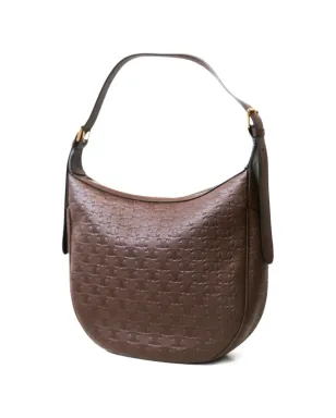 Celine Pre-Owned ヘロワイス モノグラム レザー ショルダーバッグ - サムネイル3