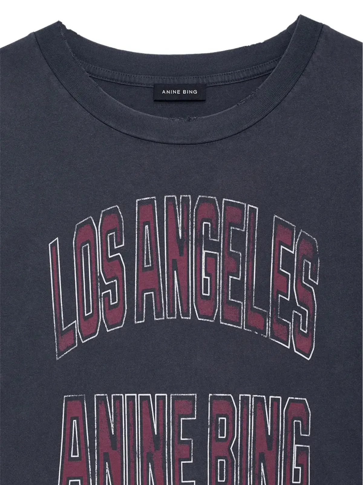 ANINE BING クロップド グラフィック Tシャツ - 画像3