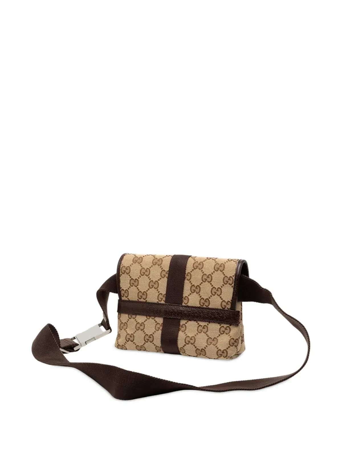 Gucci Pre-Owned GGキャンバス ベルトバッグ - ブラウン - 画像3