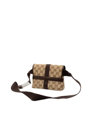 Gucci Pre-Owned GGキャンバス ベルトバッグ - ブラウン - サムネイル3