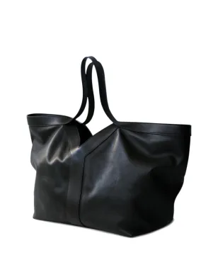 Saint Laurent ビンテージ レザー トートバッグ ブラック - サムネイル3