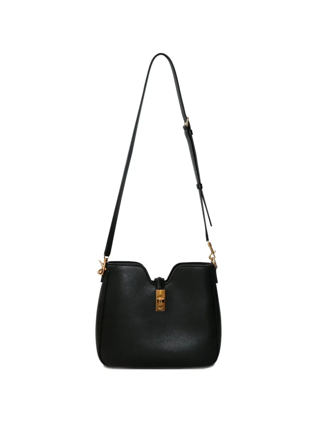 Celine ビンテージ Camille レザー クロスボディバッグ ブラック - 画像1