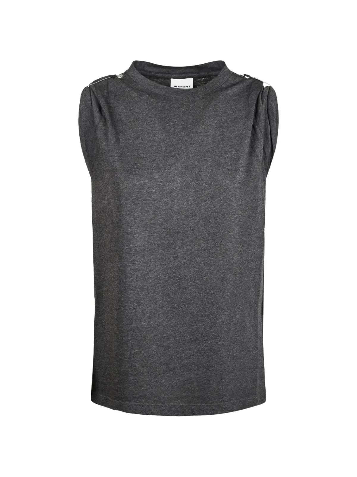 MARANT ÉTOILE ボタン付きTシャツ - グレー - 画像1