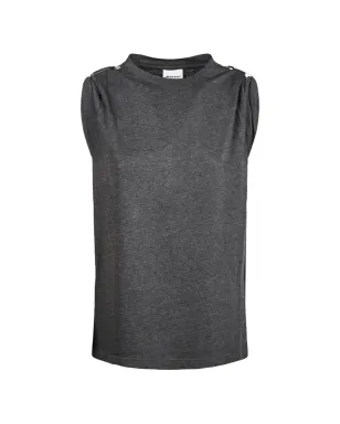 MARANT ÉTOILE ボタン付きTシャツ - グレー - サムネイル1