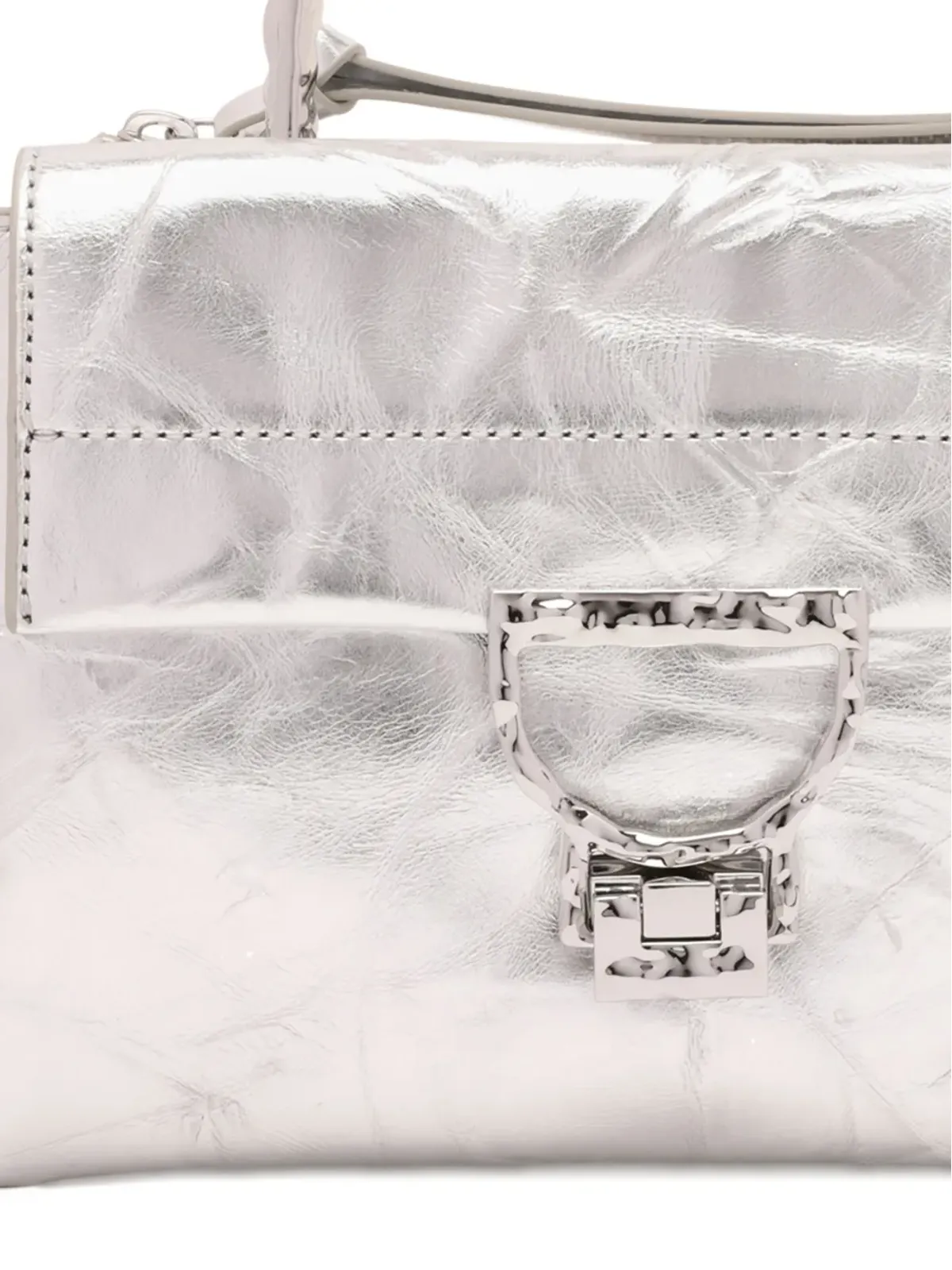Coccinelle アレットリス メタリック ハンドバッグ - 画像4