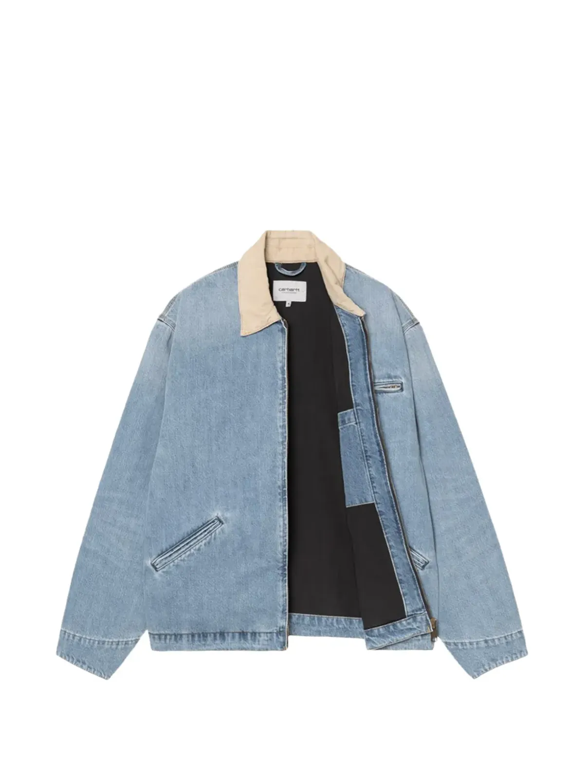 Carhartt WIP ジップ付き胸ポケット デニムジャケット - ブルー - 画像3
