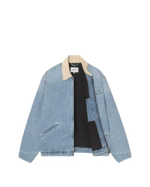 Carhartt WIP ジップ付き胸ポケット デニムジャケット - ブルー - サムネイル3
