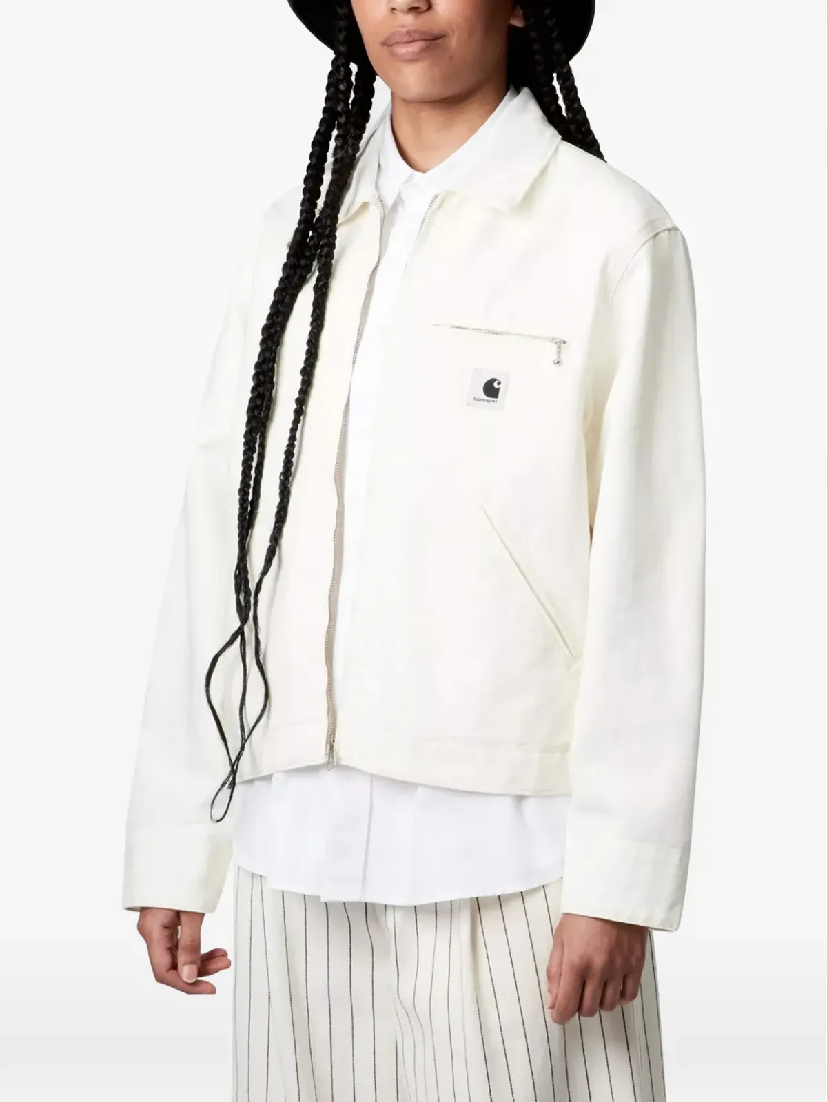 Carhartt WIP W' OG Detroit zip pocket jacket - White - 画像2