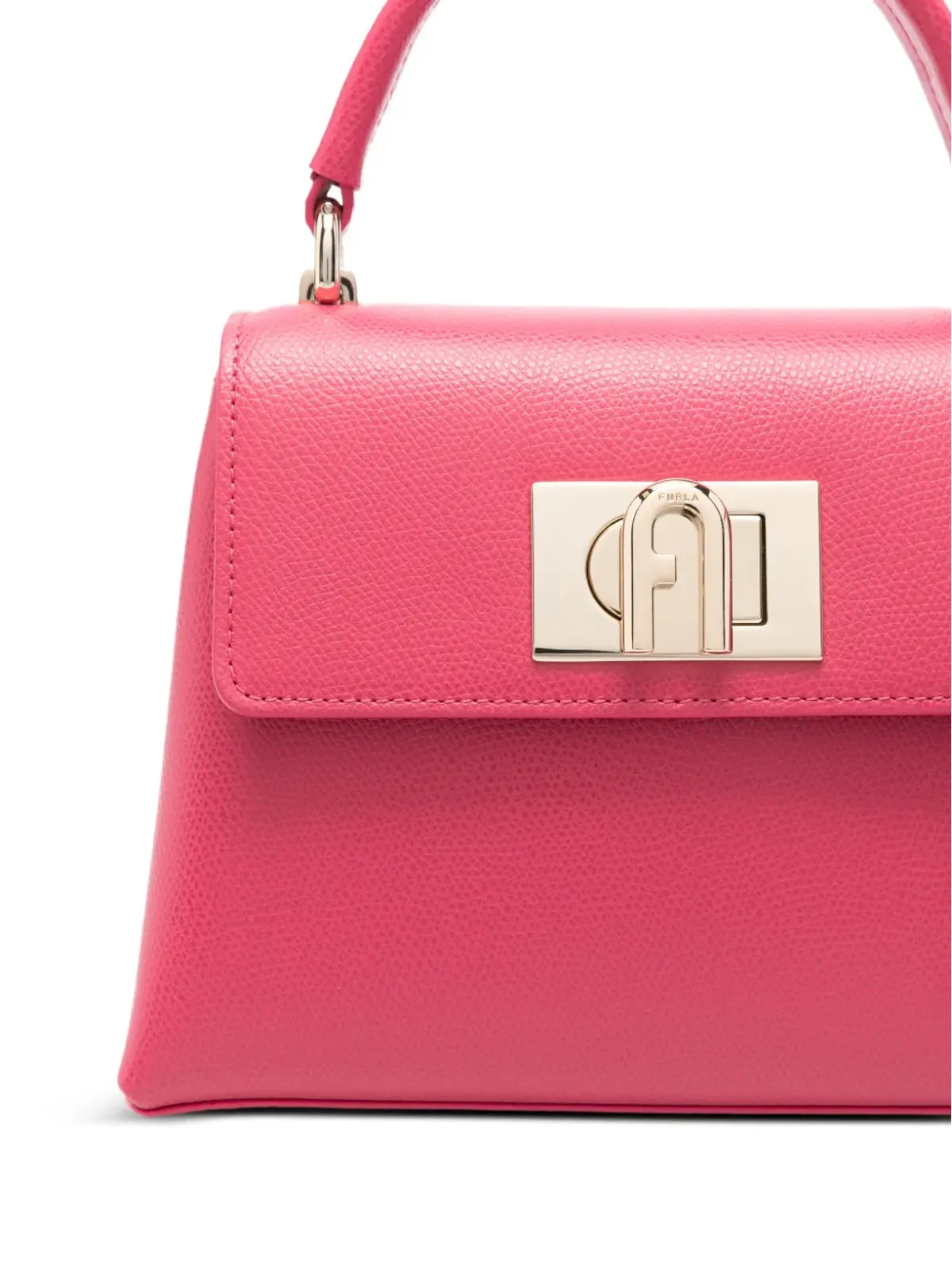 Furla 1927 トップハンドル ロックディテール ミニバッグ - 画像4
