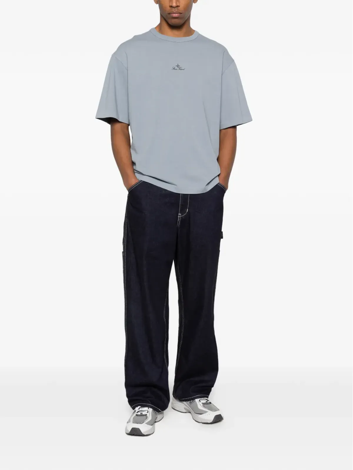 Stone Island ロゴTシャツ - 画像2