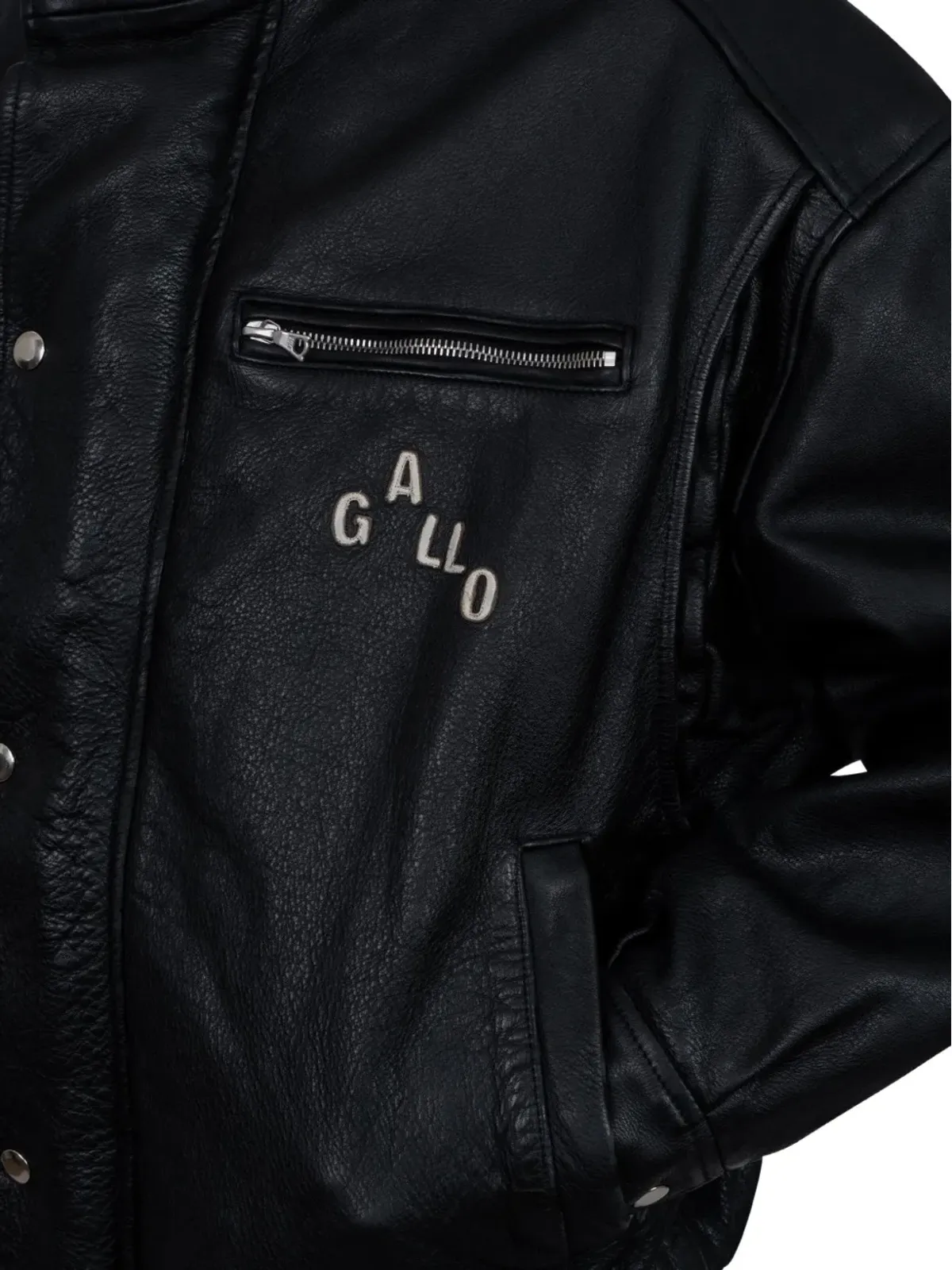 PALY HOLLYWOOD レザーボンバージャケット - 画像5