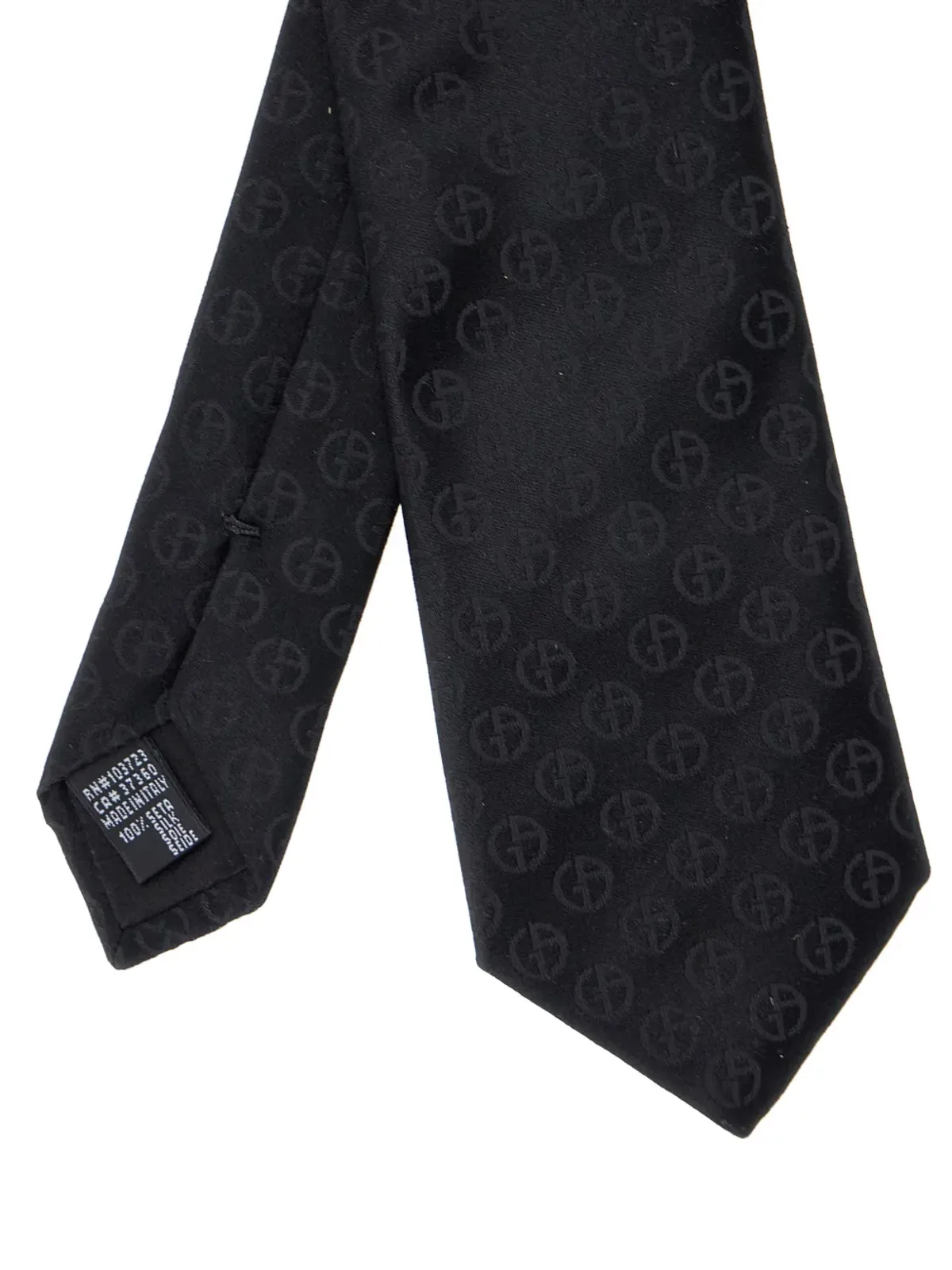 Giorgio Armani tona-logoネクタイ - 画像2