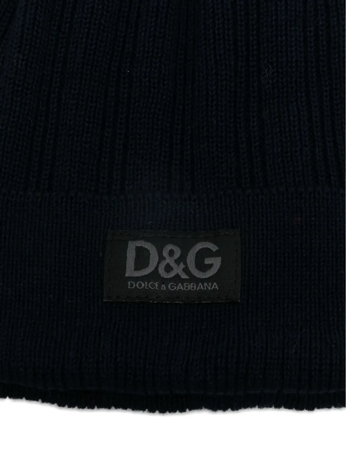 Dolce & Gabbana Pre-Owned ロゴパッチ付きビーニー - 画像3