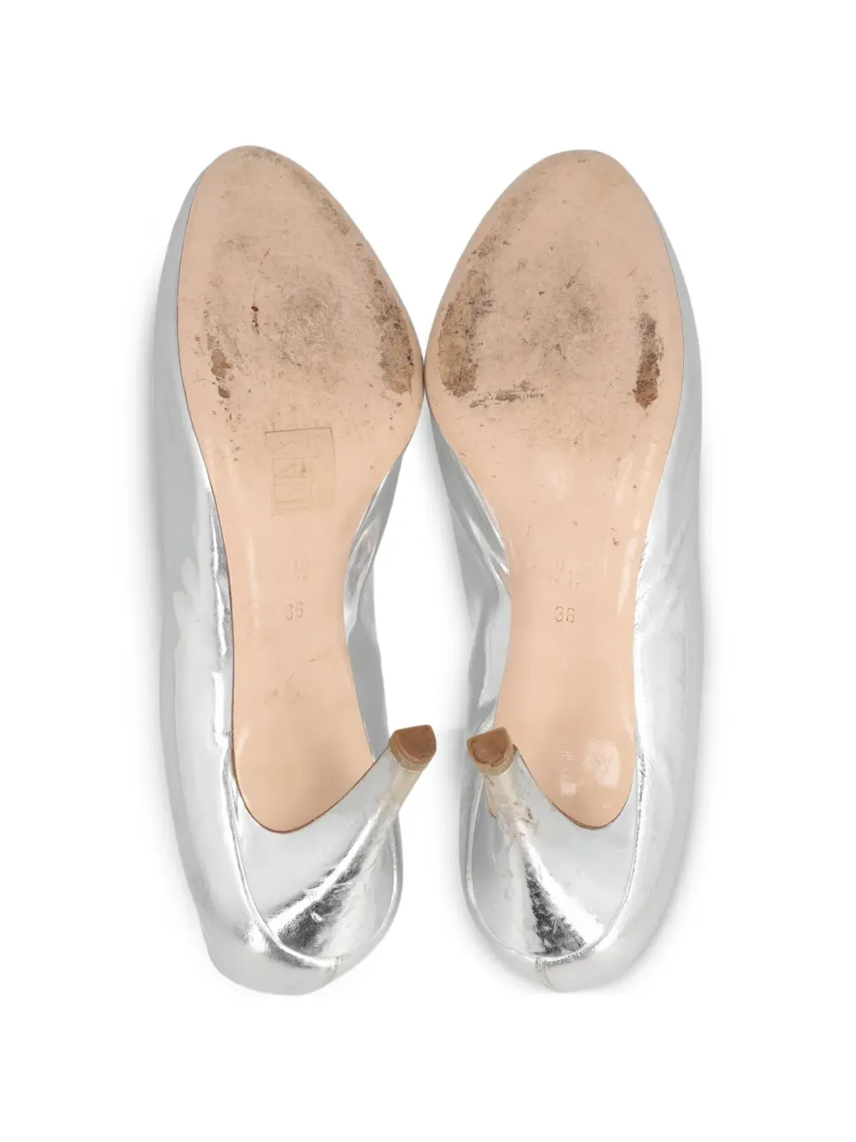 Miu Miu Pre-Owned ビンテージ レザー パンプス - 画像5