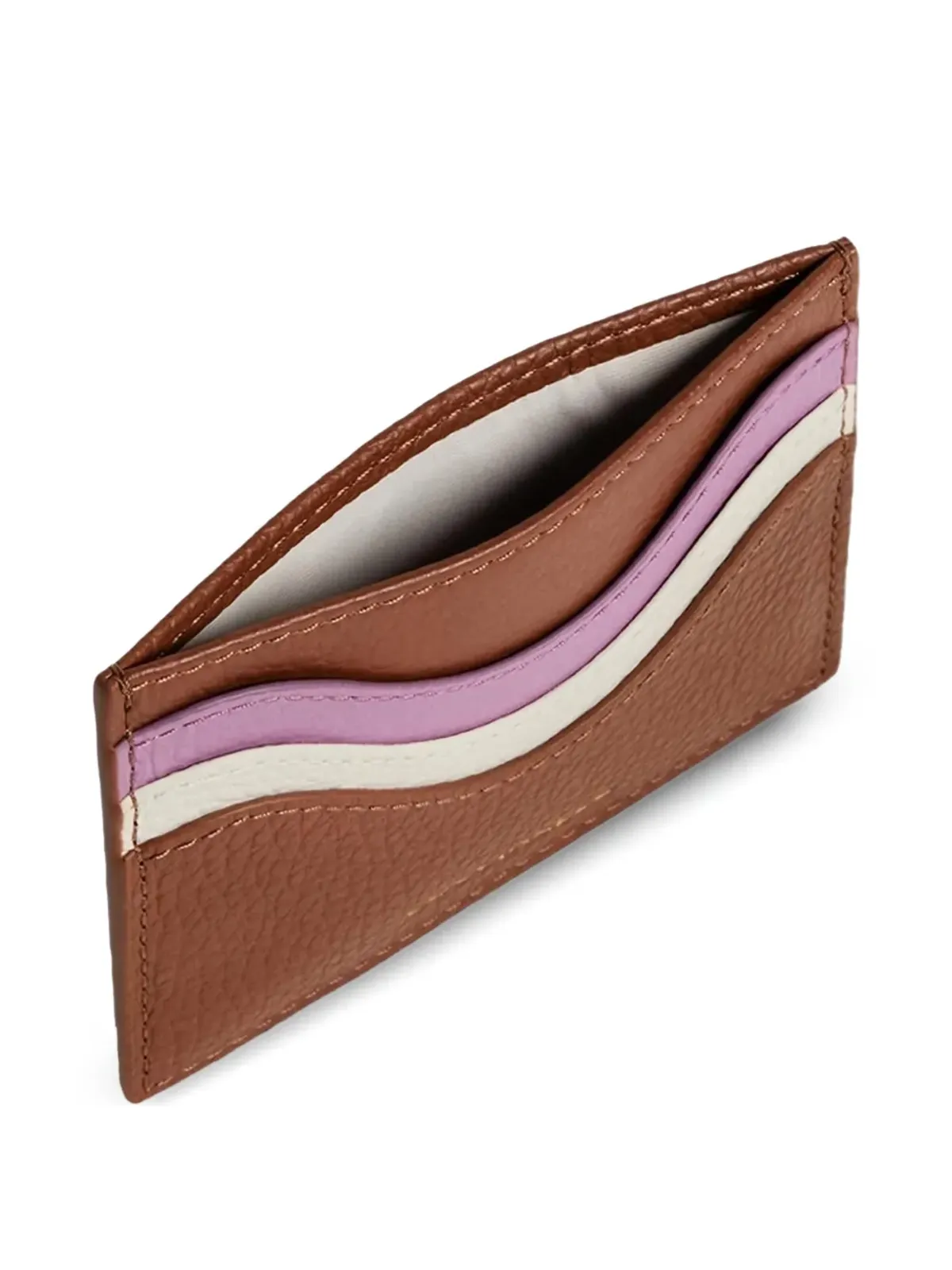 Coccinelle Nami wave-detail wallet - Brown - 画像3