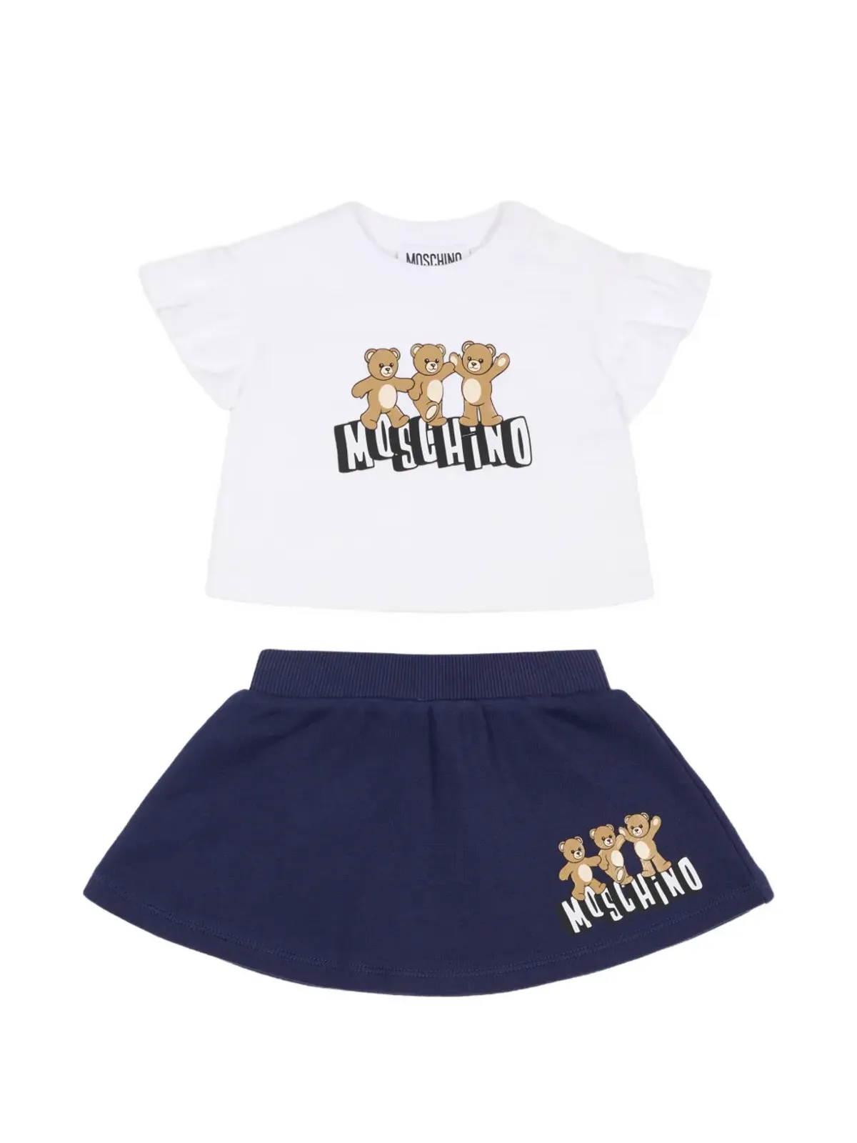 Moschino Kids フリルスカートセット - 画像1