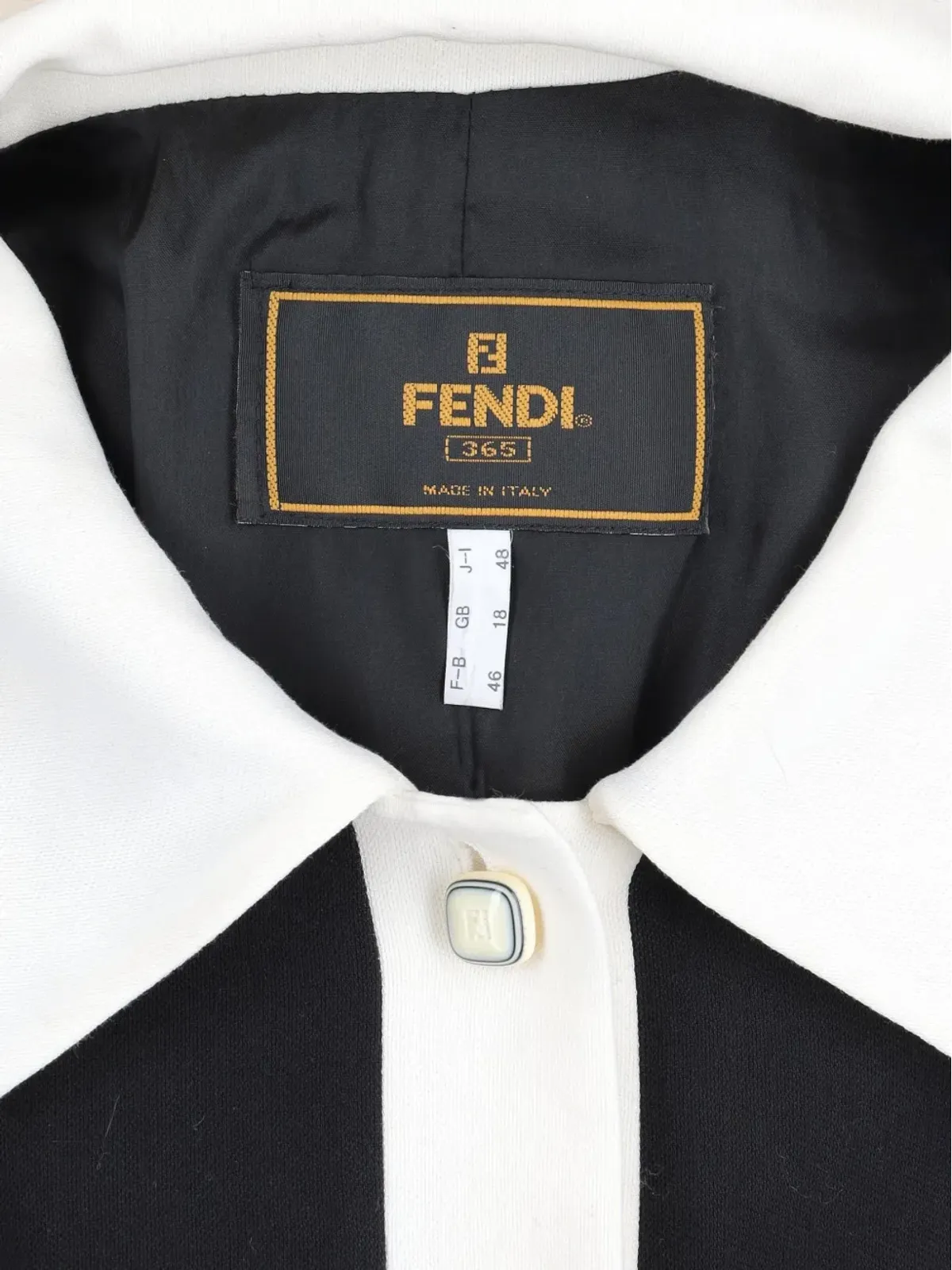Fendi Pre-Owned ポケットボタンジャケット ブラック - 画像5