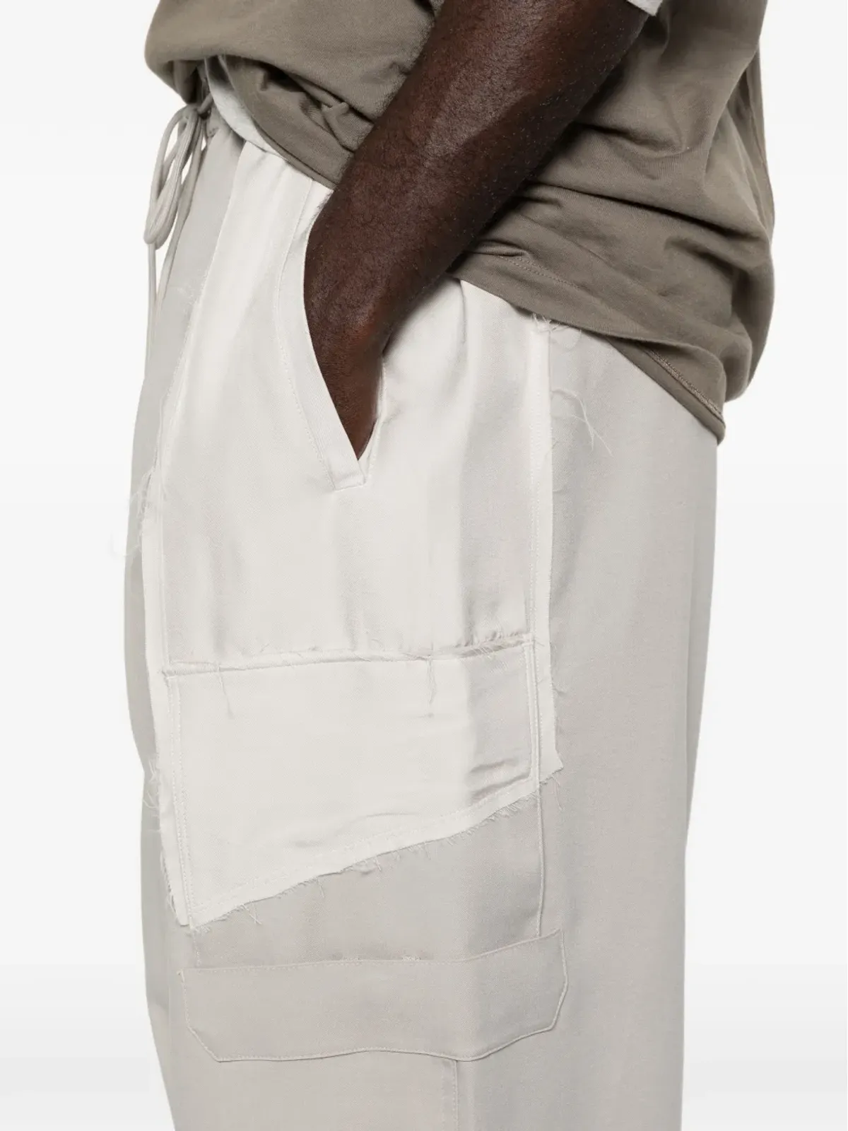 Y-3 ドローコード付きマルチポケットパンツ - 画像5