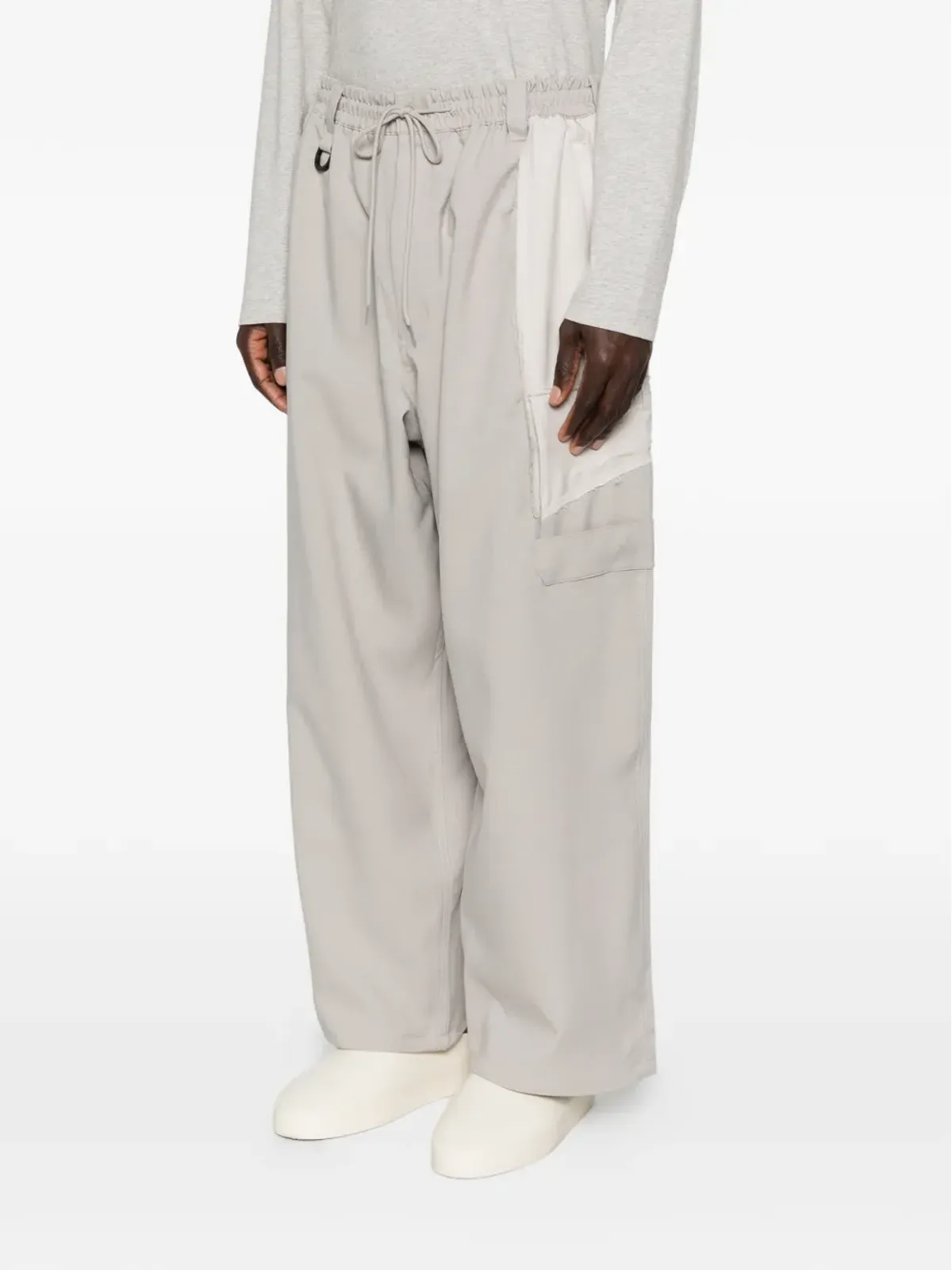 Y-3 ドローコード付きマルチポケットパンツ - 画像3