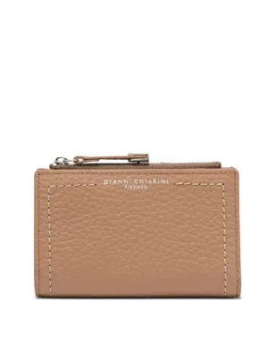 GIANNI CHIARINI グレインドジップレザーウォレット - ベージュ系 - サムネイル1