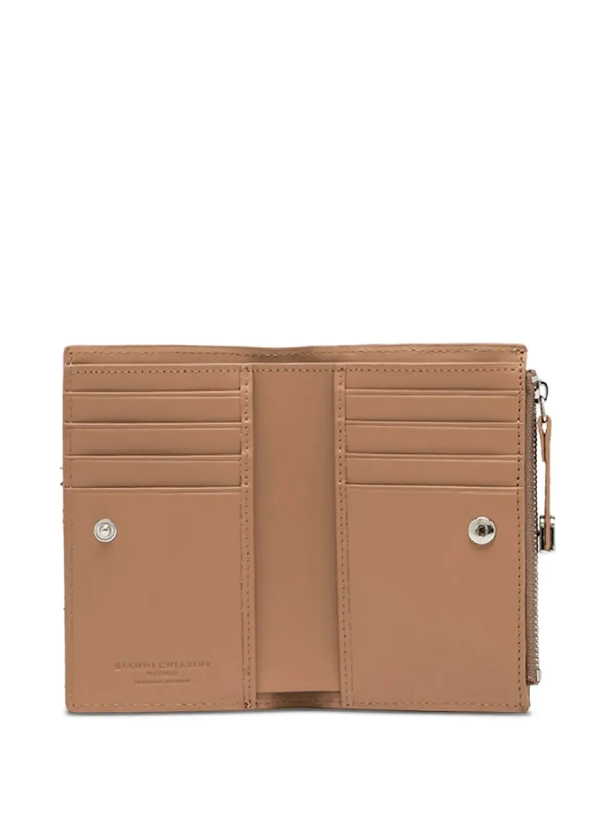 GIANNI CHIARINI グレインドジップレザーウォレット - ベージュ系 - 画像4