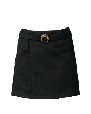 Marine Serre バックルベルト付きミニスカート - サムネイル1