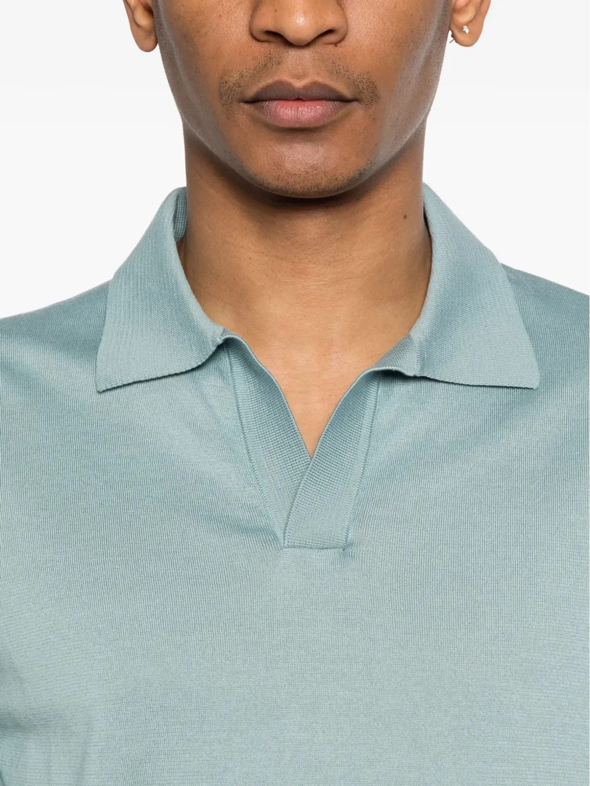 Lardini Vネック半袖Tシャツ - 画像5