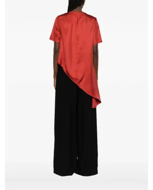 LouLou de Saison Madeaボタンディテール アシンメトリーブラウス - サムネイル4