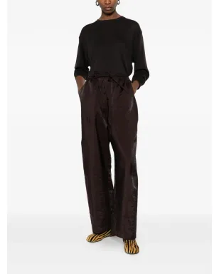 Studio Nicholson Hera button tie trousers - Brown - サムネイル2