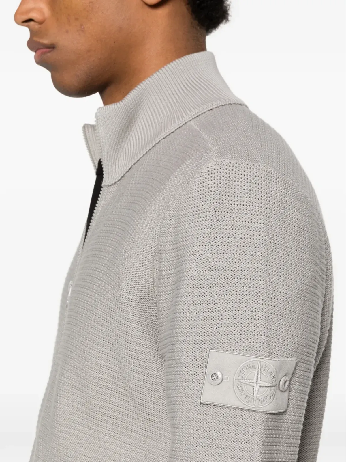Stone Island ロゴパッチ カーディガン - 画像5