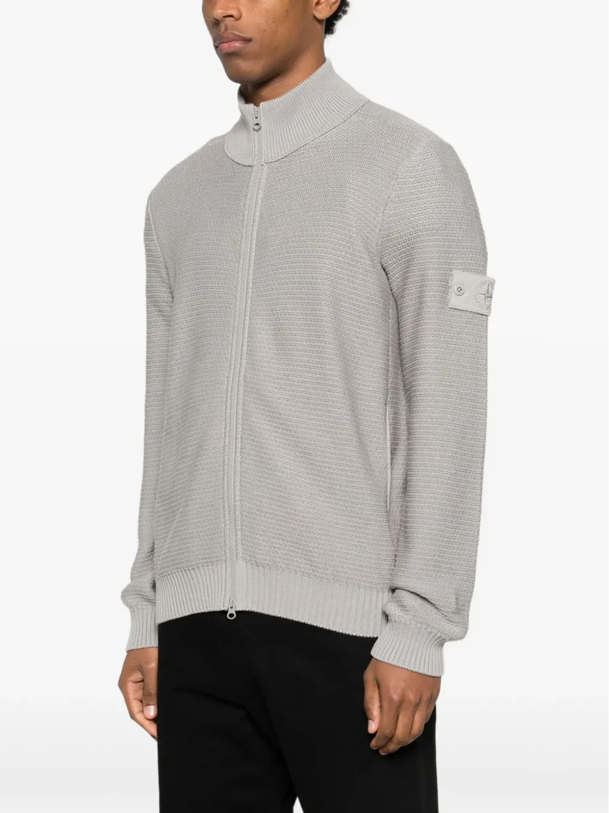 Stone Island ロゴパッチ カーディガン - 画像3