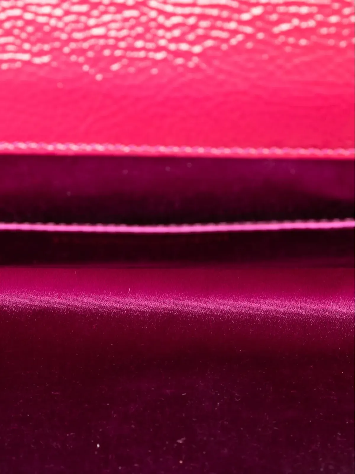 Saint Laurent Pre-Owned 大型テクスチャード・パテント Belle De Jour クラッチバッグ - 画像5