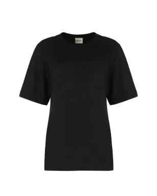 KHAITE ショートスリーブTシャツ - ブラック - サムネイル1